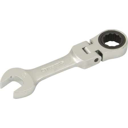 Dynamic Tools 12mm Stubby Flex Head Ratcheting Wrench D076312